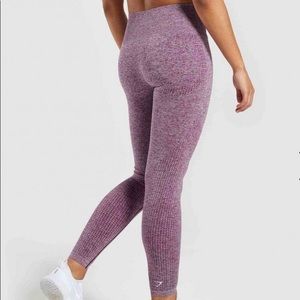 EUC Gymshark Vital Seamless Vital Berry Mal Leggings